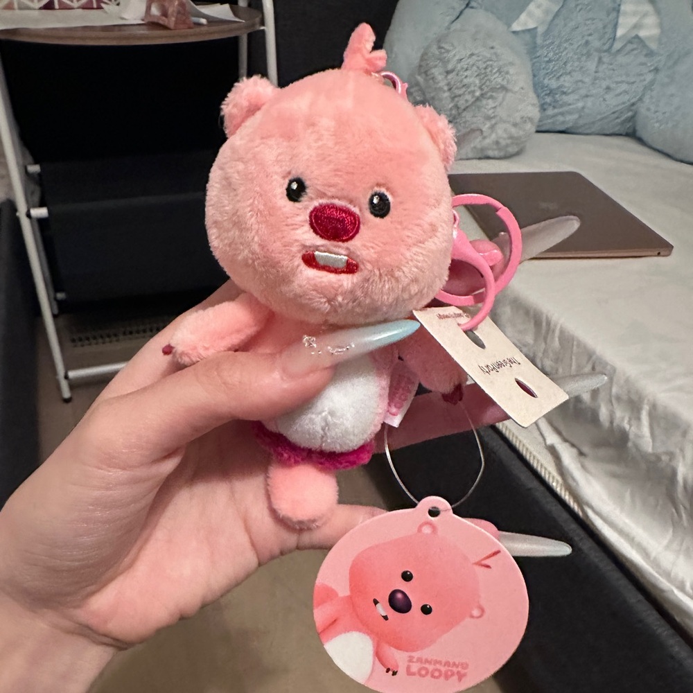 Pink Loopy Plush Toy